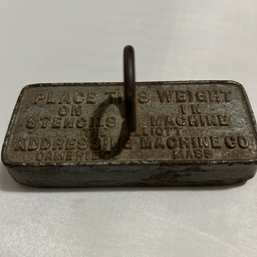 Very Vintage (antique?) Stencil Weight